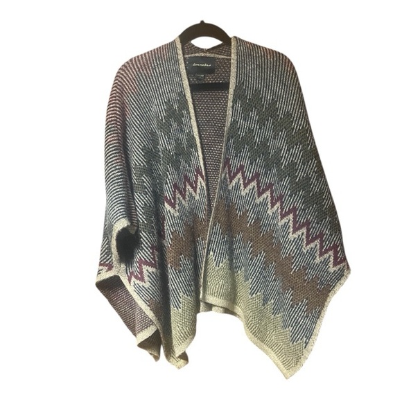 Lovemarks Sweaters - Lovemarks Knit Poncho Cardigan Sweater